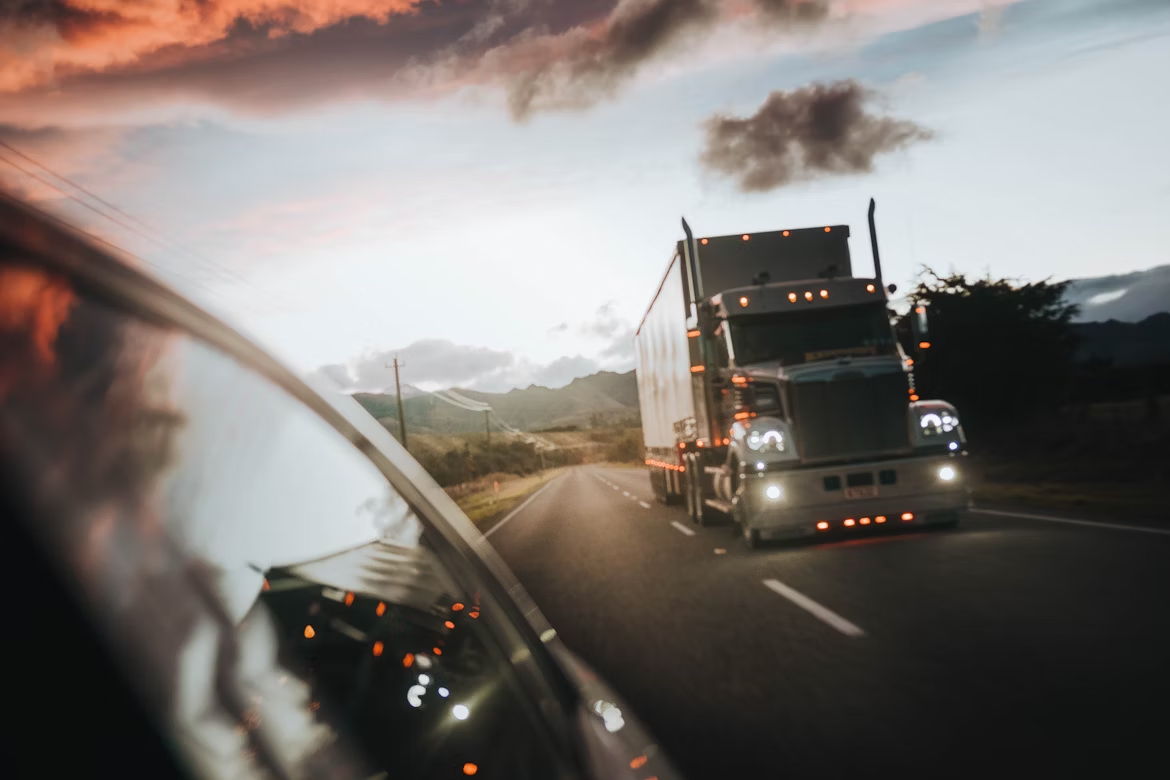 Trucking background